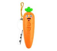 Carrot Memo Charm - Voice Recorder Toy for Backpacks | 3.94 Inches, Resistant ABS Shell, 60 Second Playback Device, Mini Food Shaped Purse Decoration, Schoolbag Gift for Kids