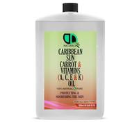 Carrot Oil | No SPF | Accelerates tanning | Ideal Body Oil for Dry Skin - Carrot Face Oil - Carrot Seed Oil for Sun Damage Skin - Rich in Beta Carotene Vitamin E - Best Massage Oil (250ml Postal)