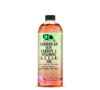 Carrot Oil | No SPF | Accelerates tanning | Ideal Body Oil for Dry Skin - Carrot Face Oil - Carrot Seed Oil for Sun Damage Skin - Rich in Beta Carotene Vitamin E - Best Massage Oil (1000ml Cap)