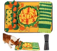 Carrot Orchard Snuffle Mat for Dogs - Large Washable Nosework Training Pad, Slow Feeding Puzzle Toy, Anti-Slip Pet Enrichment Mat