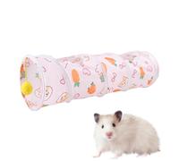 Carrot Pattern Hamster - Foldable for Small Pets | Guinea Pig , Ferret Rabbit Game Form, Interactive Boredom Breaker Exercise for Habbi
