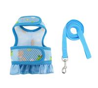 Carrot Pattern Small Animal Dress Harness And Leash For Rabbits Lovely Skirt Rabbits And Leash Escape Proof