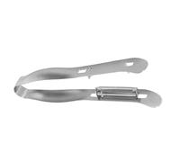 Carrot Peeler, Double-Sided Stainless Steel Peeling Tool with Design, for Salad Preparation, Juicing & Food Preparation in Catering, Outdoor Market and Household