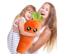 Carrot Pillow,45cm/17.71inch Soft Stuffed Easter Carrots Decorations | Stimulation Vegetable Ornament for Spring Fall Thanksgiving Harvest Home Party Decoration