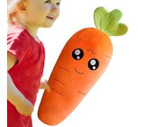 Carrot Pillow | Cute Carrot Throw Pillow Soft Stuffed Plush Toys | Decorative Stuffed Toy for Spring Autumn Easter Party Supplies