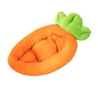 Carrot Plush Dog Bed, Provides Warmth, 1 Piece, Pet Sleeping Bed, Carrot Pet Nest, Soft Material, Lightweight, Suitable For Cats, Kittens Or Small Dogs