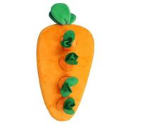 Carrot Plush Dog Puzzle - Interactive Feeding Mats Dog Toys | Non-Slip Smell Training Feed Games For Mental Stimulation And Puppy Brain Training
