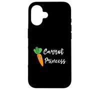 Carrot Princess Vegan Vegetable Plant Kawaii Gardener Case for iPhone 16