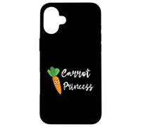 Carrot Princess Vegan Vegetable Plant Kawaii Gardener Case for iPhone 16 Plus