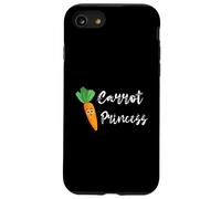 Carrot Princess Vegan Vegetable Plant Kawaii Gardener Case for iPhone SE (2020) / 7 / 8