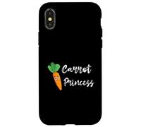 Carrot Princess Vegan Vegetable Plant Kawaii Gardener Case for iPhone X/XS