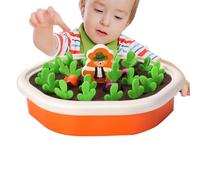 Carrot Pull Toy - 7 Inch Play | Non-Woven Fabric Toys - Hand Eye Coordination and Memory Training for 0-3 Years Old Children Fun Educational Toy in Bright Colours