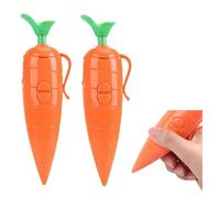 Carrot Recorder Pen, 60-second Voice RecorderPen With Playback & Audio for Ki-ds, Cute Carrot-shaped Smooth-writing Ballpoint Pen, Fun & Creative Recording Gifts for Reading Lovers, Teachers (2pcs)