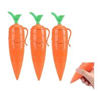 Carrot Recorder Pen, 60-second Voice RecorderPen With Playback & Audio for Ki-ds, Cute Carrot-shaped Smooth-writing Ballpoint Pen, Fun & Creative Recording Gifts for Reading Lovers, Teachers (3pcs)