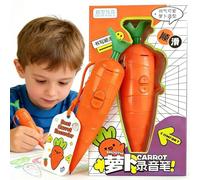 Carrot Recorder Pen Recording, Cute 60-Second Voice Recorder For Kids, Cute Carrot Shaped Writing Tool Toy, Pen Voice Recorder Pens Audio Playback Device For Women Girls Boys(1pcs)