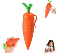 Carrot-Shaped Voice Recorder, 60 Second Carrot Recorders Pen Toy with Playback & Audio, Cute Carrots Recorder Pen Smooth Writing Ballpoint Pens, Fun Easter Gift for Kids Students Teachers (a)