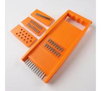 Carrot Slicer, Carrot Grater, Tёрка-Корейка, Vegetable Grater, Vegetable Slicer, Kitchen Grater with Stainless Steel Blades, Grater Slicer for Carrot Salad (Plastic: Diameter 3 mm, Coarse Grater)