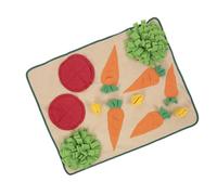 Carrot Snuffle Mat for Dogs Wear-Resistant Foraging Toy Comfortable Feeding Mat for Puppies Non-Slip Design for Nosework Training and Pets Interactive Play