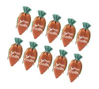 Carrot Styles Drawstring Easter Candy Bag Cloth Pouches for Holiday and Gift Giving Holiday Candy Pack