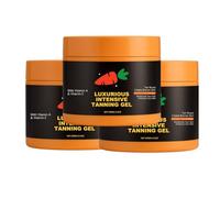 Carrot Tanning Gel, Carrot Intensive Tanning Gel, Tan Accelerator for Sun with Coconut Oil and Vitamin A & E, Sunbed Tanning Accelerator, Sunscreen without SPF, for Outdoor Sunlight (3PC, 100g)