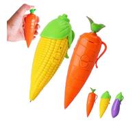 Carrot Voice Recorder Pen, 60-Second Playback & Ballpoint Pen, Learning Writing Tool for Kids, Classroom Homework Aid, Teacher Gifts, Creative Toy for Students (Carrot*1+Corn*1)