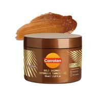 Carroten Gold Shimmer Intensive Tanning Gel 150 ml - Tan Express Accelerator for Shine Brown - Sunbed Tanning Accelerator - Sunscreen without SPF