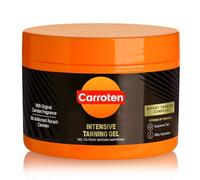 Carroten Intensive Tanning Gel 150 ml - Tan Accelerator with Coconut Oil and Vitamin A & E - Sunbed Tanning Accelerator - Sunscreen without SPF