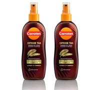 Carroten Intensive Tanning Oil 300 ml (2 Pack) - Tan Accelerator with Carrot and Coconut Oils - Sunbed Tanning Accelerator with Vitamin A & E - SPF0