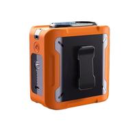 Carroterr 10000mAh Portable Waist Clip Fan, Personal Wearable Fan, Rechargeable Hands-free Neck Fan With Flashlight, for Outdoor Jobsite Camping Traveling