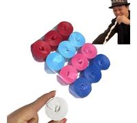 Carroterr 12PCS Mouth Coils Vomit Paper, Coil Gimmick for Magic Tricks, Magic Tricks Clown Magician Accessories, Mouth Coils Paper Stage Gimmick Funny Illusion