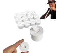 Carroterr 12PCS Mouth Coils Vomit Paper, Coil Gimmick for Magic Tricks, Magic Tricks Clown Magician Accessories, Mouth Coils Paper Stage Gimmick Funny Illusion