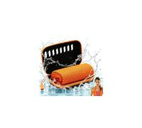 Carroterr Cooling Towels, 100x30 cm Microfibre Ice Scarf for Neck & Face, Instant Quick Drying Ice Cool Towel with Portable Silicone Sleeves, Lightweight Absorbent Compact Towel for Fitness Guys Yoga