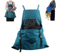 Carroterr Gardening Aprons, GardenRoot The Grange Carrier, Waterproof Canvas 1-Second Harvest System, with Quick Release Pocket