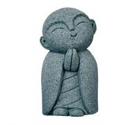 Carroterr Japanese Buddha Figurines, Mini Monk Buddha Statue Sandstone Statues, Feng Shui Praying Monk Statue, for Wealth Good Luck Feng Shui Decor, for Fish Tank Aquarium Home Garden Decoration