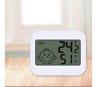 Carroterr Mini Thermometer LCD Digital Hygrometer, High Accuracy Temperature Monitor, Electronic Digital Temperature Humidity Meter Sensor Weather Station Gauge, Comfort Level Indicator