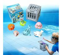 Carroterr Underwater Dive Rescue Toys, Water Swimming Dive Pool Game, Diving Cages Toy with Animals Floating, DiveCages Floating Sinkies for Kids Swim Training Summer Bath Toys
