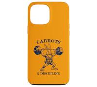 Carrots and Discipline Weightlifting Rabbit Vintage Design Case for iPhone 13 Pro Max