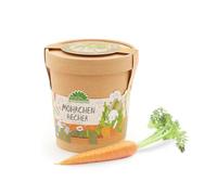 Carrots in cup by "Die Stadtgärtner" | Growing set for carrots in cup | Contains everything you need to grow | Easter gift for children | Gift idea for children Easter