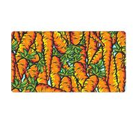 Carrots,Mouse Pad Large Desk Pad Computer Keyboard Mouse Mat with Non Slip Rubber Base 40 x 70 cm