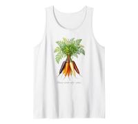 Carrots Plant Illustration Daucus carota subsp. sativus Tank Top