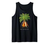 Carrots Plant Illustration Daucus carota subsp. sativus Tank Top