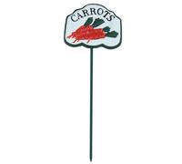 Carrots Vegetable Sign Marker Label Cast Iron Plant Garden Yard Allotment