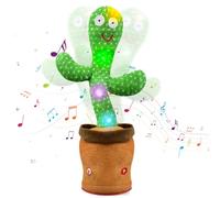 CARROUSEL Talking Cactus Toy for Kids, Light-up Sensory Plush Toys for Age 3+
