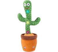 CARROUSEL Talking Cactus Toy Singing Dancing Repeating Cactus Toy for Baby Toddler 6 to 12 Months Interactive Plush Basby Sensory Toy for Boys Girls Birthday Present Gift Age 3+