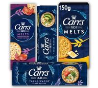 Carr's Delicious Cracker Bundle - Includes Melts & Table Water Crackers in a Variety of Flavours, Perfect for Occasions & Sharing