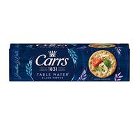 Carr's Table Water Cracked Black Pepper Crackers, 125 g (Pack of 1)
