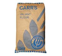 Carr's Valiant Flour 16kg | Very Strong White Bread Flour Made with 100% English Wheat | Ideal for Sourdough, Bagels, Ciabatta & Artisan Baking | Milled in the UK