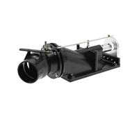 Carrttline 40mm Water Jet Thruster Power Sprayer Pump Water Jet Pump with 3 Blades Propeller Fit 775 Motor for RC Jet Boat,Black