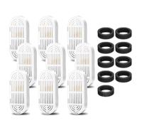 Carrttline 9PCS Cat Water Fountain Filters 3.2L/108oz & 4L/134oz Pet Water Fountain Drinking Fountain Accessories Filter Foams