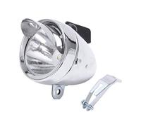 Carrttline Bicycle Hat Lamp Bike Front Light Retro Headlights Metal Silver 6Led Waterproof Headlights Riding Equipment Bicycle Accessories